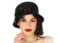 Black felt bowler hat
