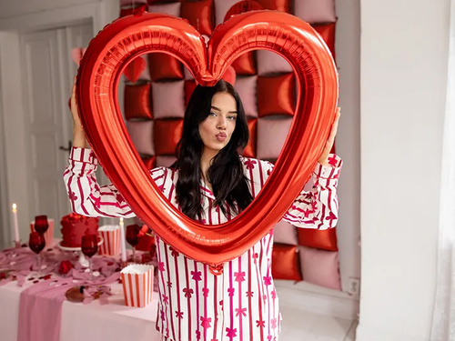 Shape Frame Heart red 73 x 72 cm