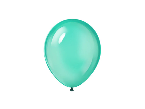 Balony krystaliczne - średnie - zielone - 10 szt.