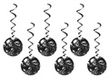 Hanging decoration Spooky Skulls - 6 pcs.