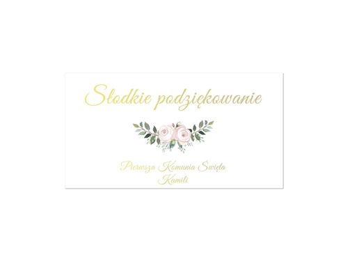 Wedding cake labels, 30 pcs