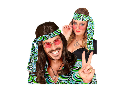 Opaska hipisowa Groovy Waves lata 70.