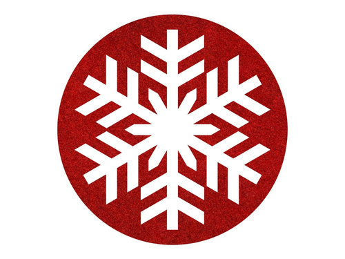 Podstawka pod talerz - Śnieżynka - 36 cm - 1 szt.