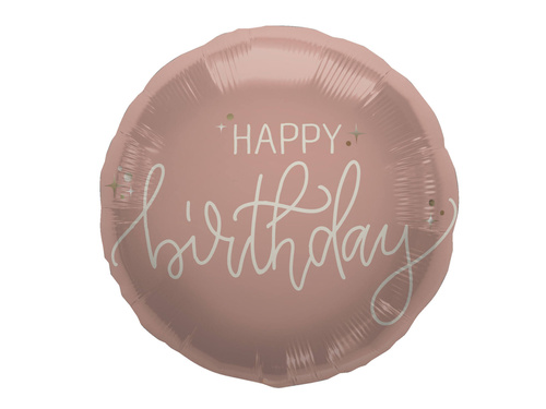 Happy Birthday Foil Balloon - 45 cm - 1 pc