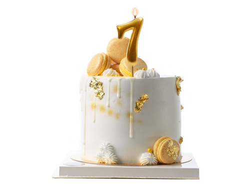 Gold Candle no 7 - 1 pc