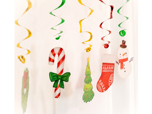 Hanging decoration for Christmas - 6 pcs.