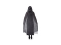 Peleryna z kapturem - czarna - 120 cm