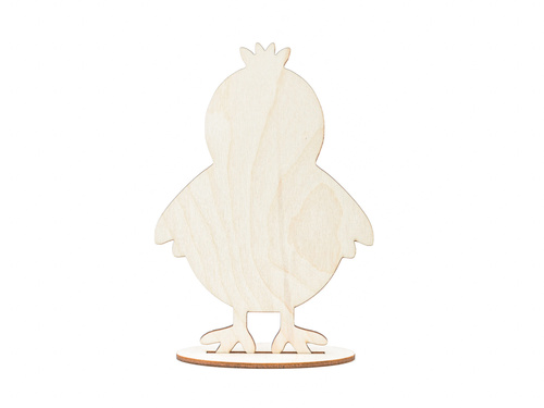 Wooden decoration Chickadee - 1 piece.