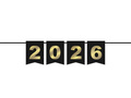 New Year's Eve gold 2026 banner - 1 pc.