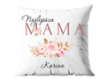 Poszewka personalizowana na dzień matki Różowe kwiaty - 1 szt.