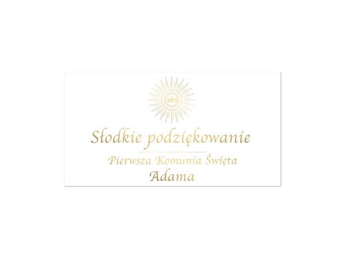 Wedding cake labels, 30 pcs