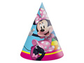 Czapeczki papierowe Myszka Minnie - 6 szt.