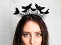 Halloween Headband with bats