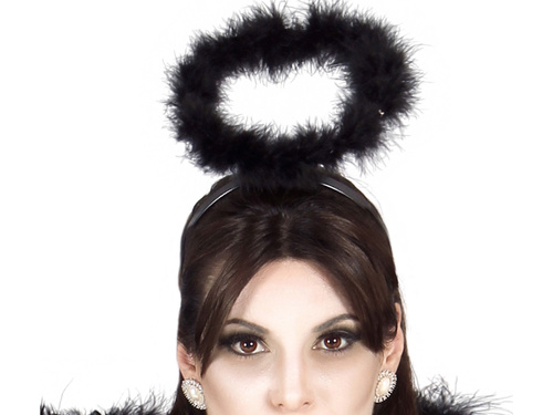 Black angel tiara