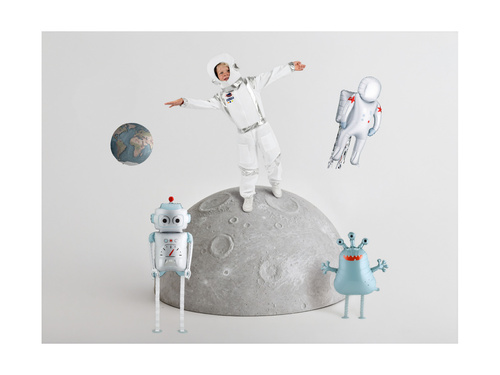 Balon chodzący Ufoludek - 37x80 cm - 1 szt.