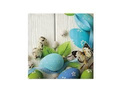 Blue Easter egg napkins - 33 cm - 20 pcs.