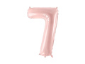 Number 7 Pink Foil Balloon - 72 cm - 1 pc