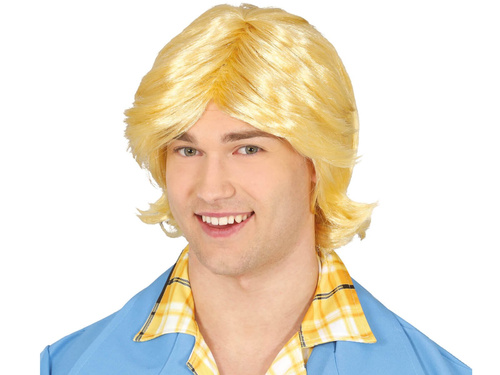 Blond man's wig