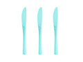 Blue plastic knives - 10 pcs.