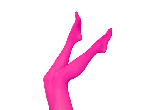 Rajstopy damskie - fuksja - 1 szt.