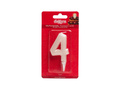 Numeral birthday candle "4" FLUOR - 1 pc