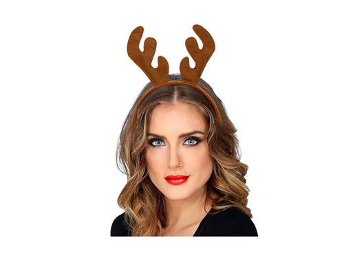 Opaska na głowę rogi renifera