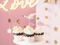 Pikery na Baby Shower różowe - 7 szt.