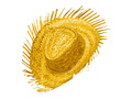 Yyellow straw gringo hat