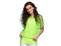 Koszulka kabaretka neonowa zielona dla kobiety