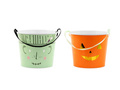 Wiaderka na cukierki na Halloween - 13,5 cm - 2 szt.