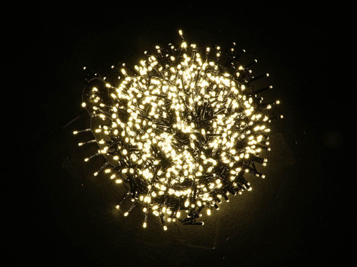 Lampki LED - ciepły biały - 50 lampek