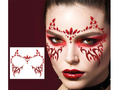Colours adhesive face jewellery
