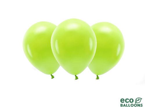 EKO latex balloons pastel green apple - large - 10 pcs.
