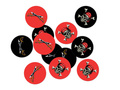 Double-sided decoration Pirate - 12 pcs.