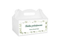 Decorative cake box white - 6 pc