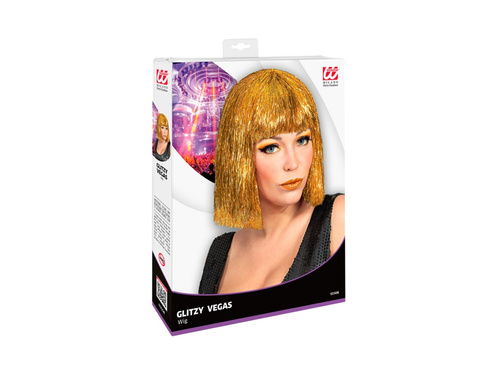 Złota peruka Glitzy Vegas