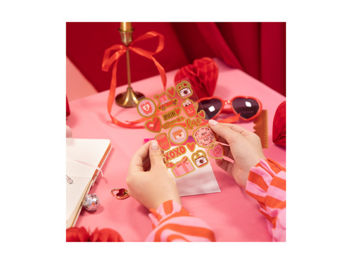 Naklejki Walentynkowe Miłosne - 18 szt.