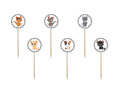 Cats cake pickers - 6 pcs.