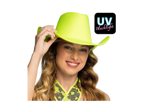 Kapelusz kowbojski Blaze neon żółty