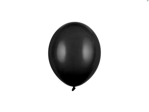 Pastel black latex balloons - small - 100 pcs.