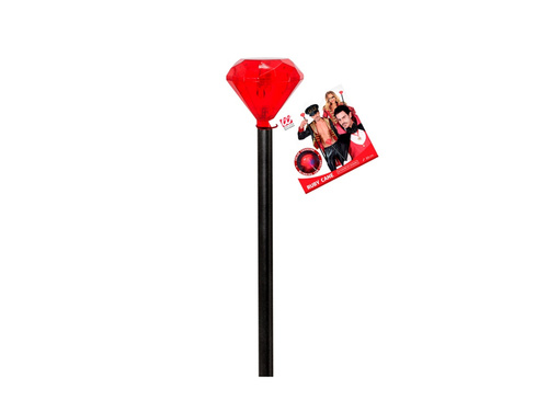 Laska z migającym czerwonym „rubinem” - 88 cm
