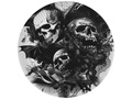 Halloween plates Spooky Skulls - 18 cm - 6 pcs.