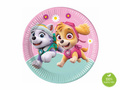 Psi Patrol Skye and Everest birthday plates - 23 cm - 8 pcs.