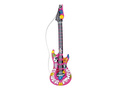 Dmuchaniec Gitara z kwiatami - 105 cm - 1 szt.