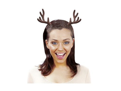 Opaska na głowę rogi renifera