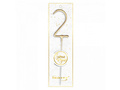 Zimne ognie cyferka 2 złota - 1 szt.