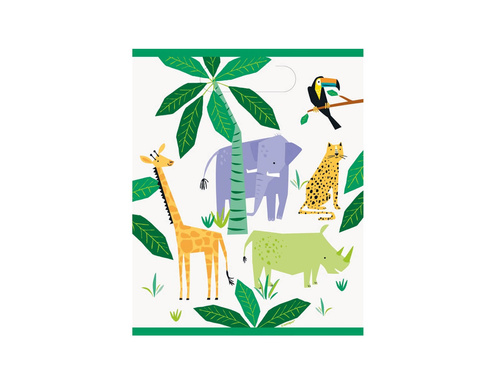 Animal Safari gift bags - 8 pcs.