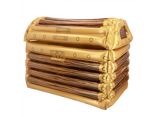 Inflatable treasure chest cooler - 60 cm - 1 pc