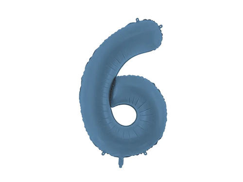 Number 6 Foil Balloon - 86 cm - 1 pc