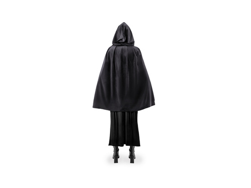 Peleryna z kapturem - czarna - 80 cm